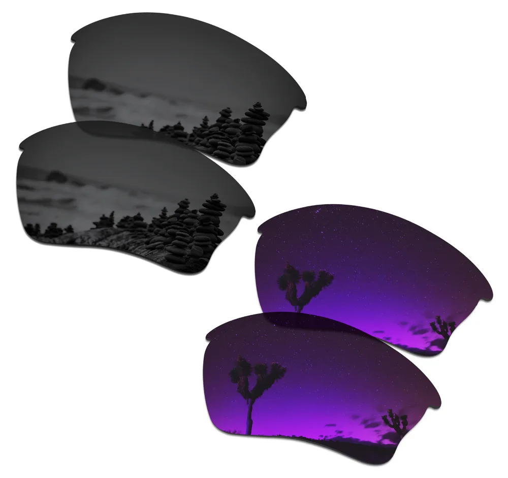 2 пары поляризованных солнцезащитных очков SmartVLT, Сменные линзы для Oakley Half Jacket XLJ Stealth, черный и плазменный, фиолетовый
2 пары поляризованных солнцезащитных очков SmartVLT, Сменные линзы для Oakley Half Jacket XLJ Stealth, черный и плазменный, фиолетовый