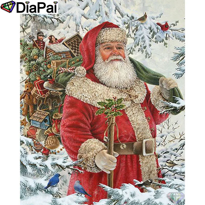 DIAPAI 100% Full Square/Round Drill 5D DIY Diamond Painting "Santa Claus" Diamond Embroidery Cross Stitch 3D Decor A19028
DIAPAI 100% Full Square/Round Drill 5D DIY Diamond Painting "Santa Claus" Diamond Embroidery Cross Stitch 3D Decor A19028