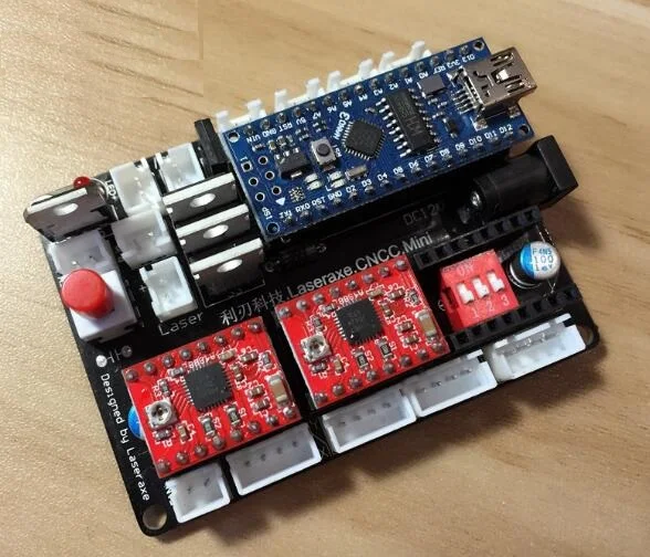 GRBL system for power regulation of micro 2-axis stepper motor drive and control motherboard software of DIY laser engraving mac
GRBL system for power regulation of micro 2-axis stepper motor drive and control motherboard software of DIY laser engraving mac