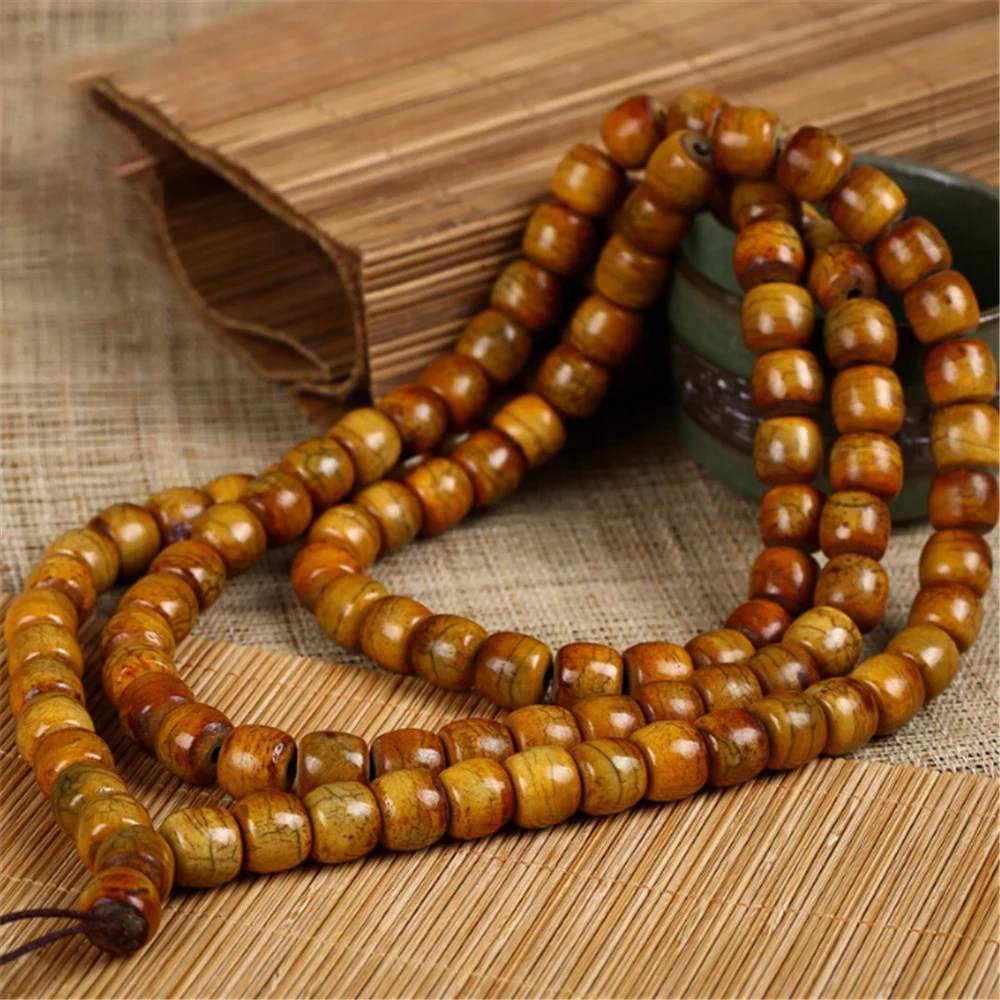 Natural Cattle Make Retro Cracked Buddha 108 Mala Ox Barrel Beads Bracelet DIY Accessory Bone Carving Crafts
Natural Cattle Make Retro Cracked Buddha 108 Mala Ox Barrel Beads Bracelet DIY Accessory Bone Carving Crafts