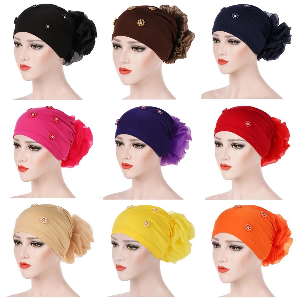 Женский цветочный и бисерный дизайн тюрбан шапки громоздкий эластичный обруч для головы шапки HATQD0068
Женский цветочный и бисерный дизайн тюрбан шапки громоздкий эластичный обруч для головы шапки HATQD0068