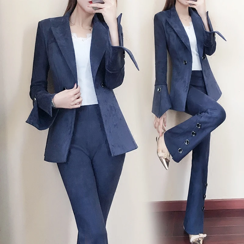 2019 women's spring new fashion Slim suit suit female temperament autumn was thin professional suit two-piece trend wild
2019 women's spring new fashion Slim suit suit female temperament autumn was thin professional suit two-piece trend wild