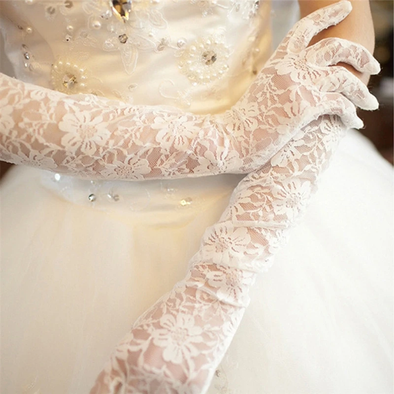 1 Pair / 2 Pcs High Quality Gloves Women Gloves Elbow Length Full Finger Lace Accessories Prom Party Accessories
1 Pair / 2 Pcs High Quality Gloves Women Gloves Elbow Length Full Finger Lace Accessories Prom Party Accessories