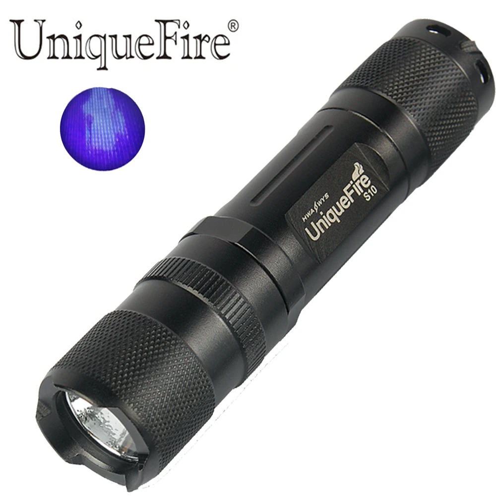 Уникальный фонарик-детектор денег 365 нм Ультрафиолетовый светодиодный