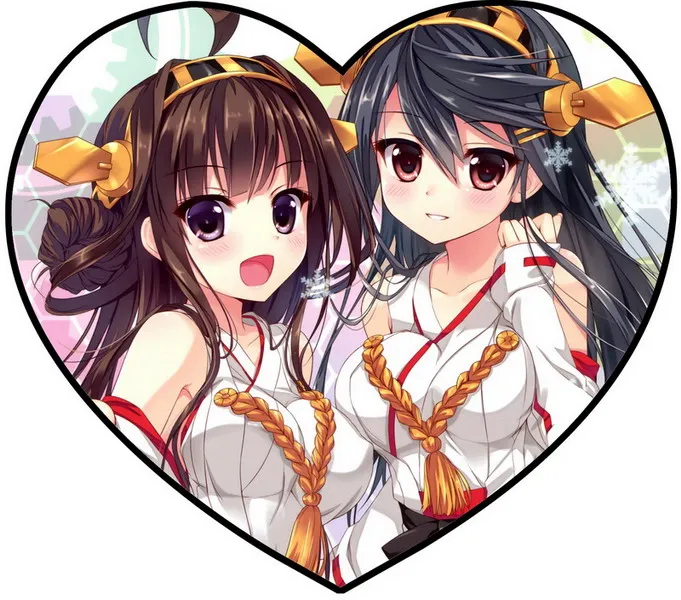 Fleet Collection Anime Kong & Haruna Single Sided Pattern Fabric Heart Pillow #36115
Fleet Collection Anime Kong & Haruna Single Sided Pattern Fabric Heart Pillow #36115