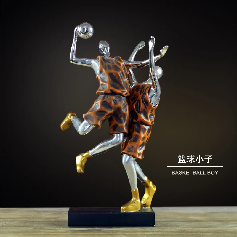 Creative resin basketball football people statue home decor crafts room decoration objects office study people sports figurines
Creative resin basketball football people statue home decor crafts room decoration objects office study people sports figurines