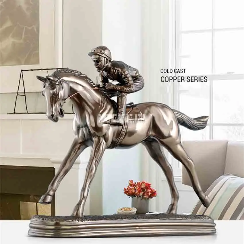 Creative European-style Vintage Home Ornament TKD853 Resin Horse Racing Statue Desktop Decoration Living Room Crafts Gifts
Creative European-style Vintage Home Ornament TKD853 Resin Horse Racing Statue Desktop Decoration Living Room Crafts Gifts