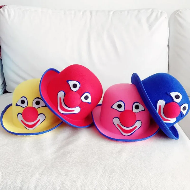 Adults Circus Clown Hat Cosplay Props Performance Headwear Costume Accessory Party Hats
Adults Circus Clown Hat Cosplay Props Performance Headwear Costume Accessory Party Hats