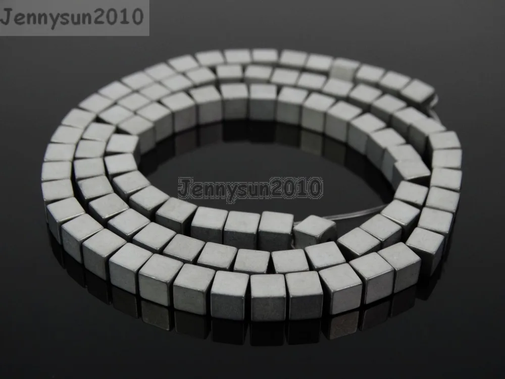 Natural Matte Hematite Healing Gems Stones Square Cube 2mm Beads Non Magnetic Metallic Silver 16'' Jewelry Making 10Strands/Pack
Natural Matte Hematite Healing Gems Stones Square Cube 2mm Beads Non Magnetic Metallic Silver 16'' Jewelry Making 10Strands/Pack