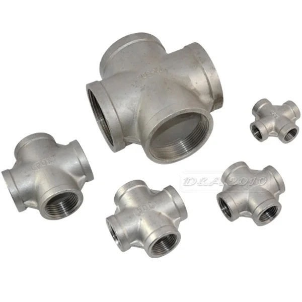 High Quality 3/8" 4 Way Female Cross Coupling Stainless Steel SS 304 Thread Pipe Fittings New
High Quality 3/8" 4 Way Female Cross Coupling Stainless Steel SS 304 Thread Pipe Fittings New