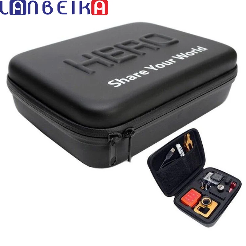 LANBEIKA Gopro Shockproof Waterproof Case Box Bag For SJCAM SJ4000 SJ6 SJ8 SJ10 Go Pro Hero 11 10 9 DJI Action2 Camera 23*17*7cm
LANBEIKA Gopro Shockproof Waterproof Case Box Bag For SJCAM SJ4000 SJ6 SJ8 SJ10 Go Pro Hero 11 10 9 DJI Action2 Camera 23*17*7cm