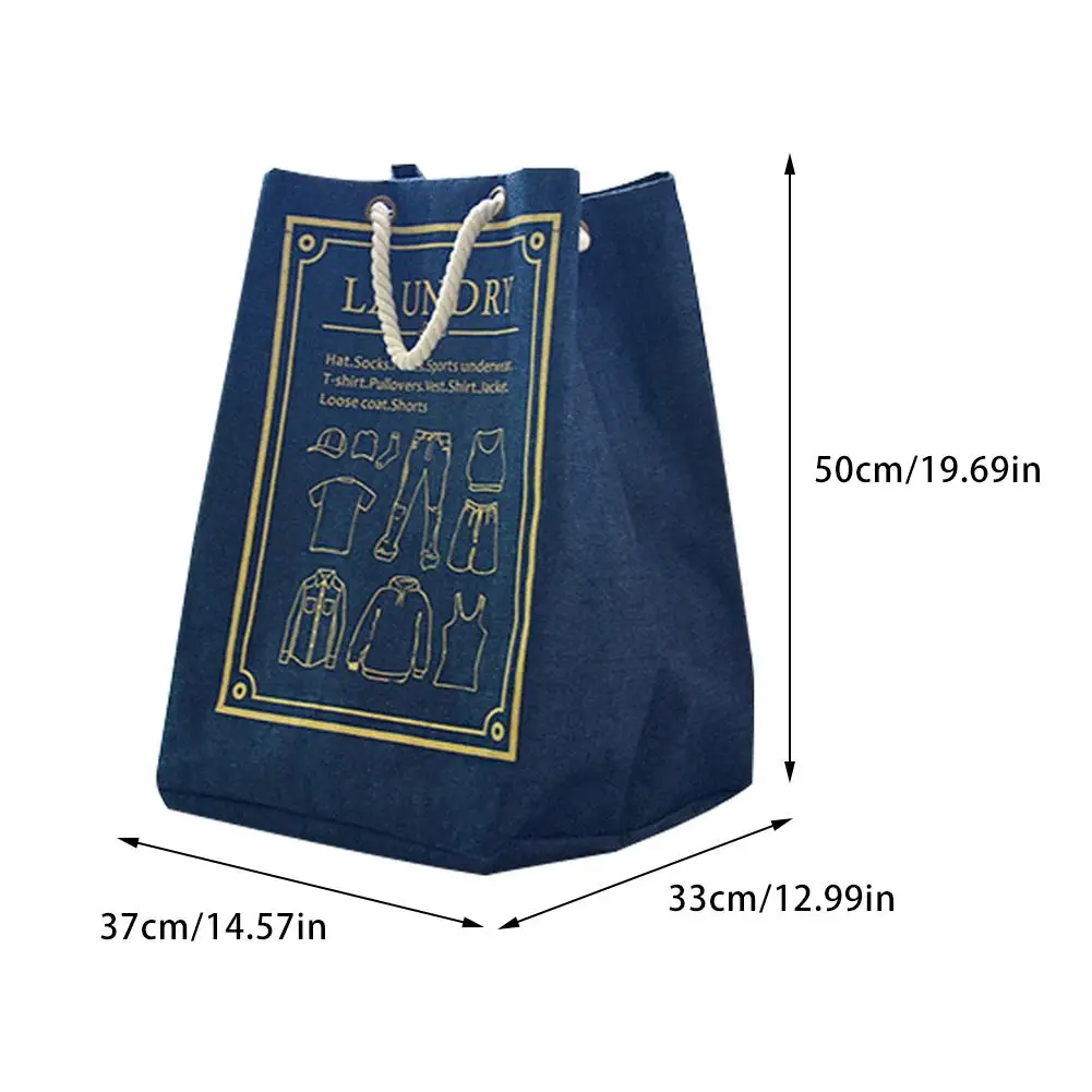 Portable Storage Handbag Causal Tote Bag Fashion Novel Denim Blue For Dirty Clothes Pocket Indoor Outdoor Organizer Bags
Portable Storage Handbag Causal Tote Bag Fashion Novel Denim Blue For Dirty Clothes Pocket Indoor Outdoor Organizer Bags