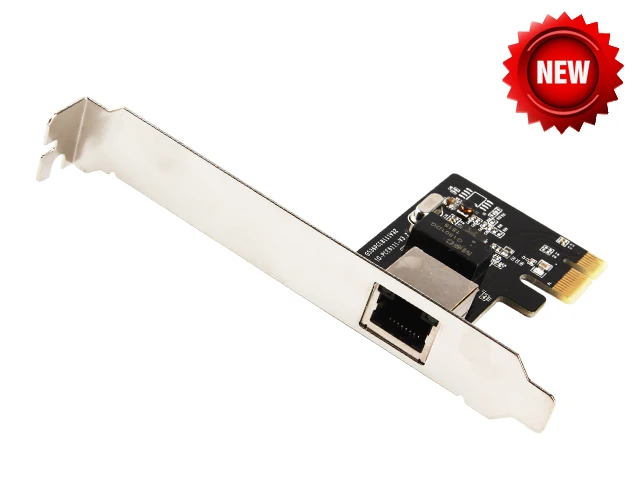 Карта Гигабитного Ethernet PCI Express чипсет RTL8111 поддержка низкопрофильного кронштейна