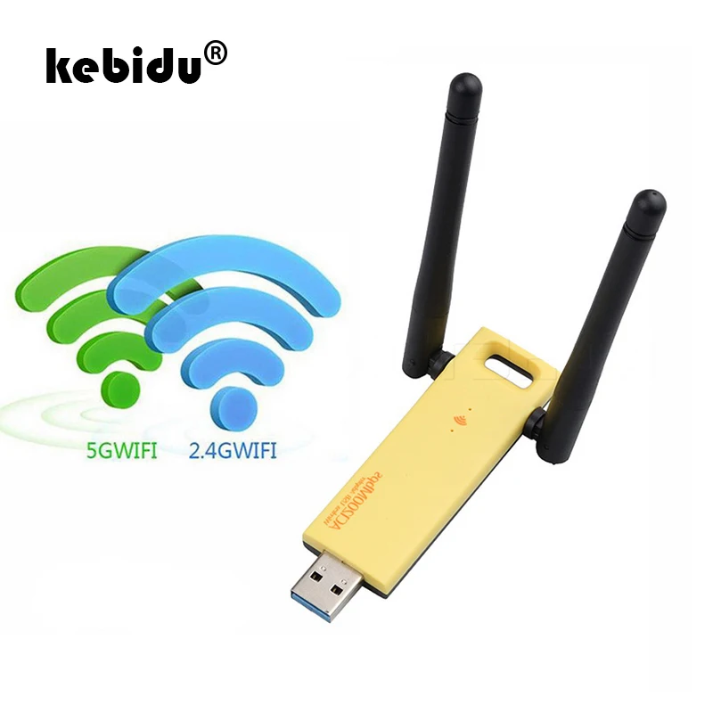 1200mbps Wireless USB Adapter USB 3.0 Dual Band 5Ghz 2.4Ghz Adapter ethernet adapter Network Card wifi receiver USB Network Card
1200mbps Wireless USB Adapter USB 3.0 Dual Band 5Ghz 2.4Ghz Adapter ethernet adapter Network Card wifi receiver USB Network Card