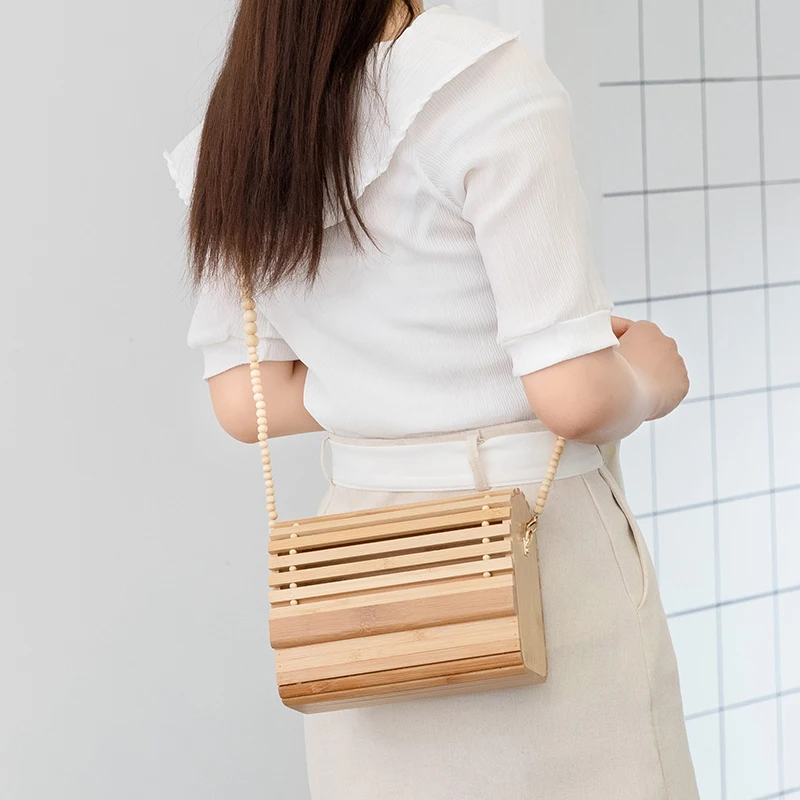 New Women Bamboo Bag Fashion Special Bead Handbags For Female Evening Dinner Bag
New Women Bamboo Bag Fashion Special Bead Handbags For Female Evening Dinner Bag