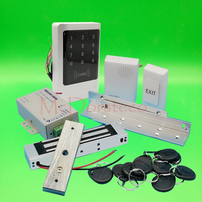 IP68 Waterproof Full 125khz Rfid Door Lock control system Kit 350lbs Electric Magnetic Lock +ZL Bracket Metal Access Control
IP68 Waterproof Full 125khz Rfid Door Lock control system Kit 350lbs Electric Magnetic Lock +ZL Bracket Metal Access Control