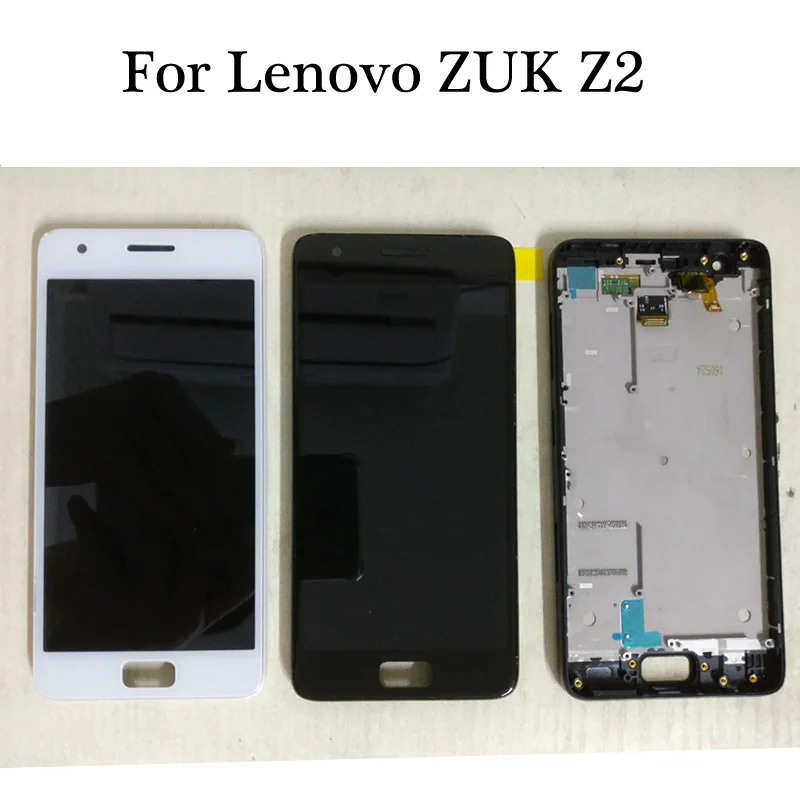 Фото Черный/белый для Lenovo ZUK Z2 Z2131 / Plus ЖК дисплей с сенсорной панелью - купить