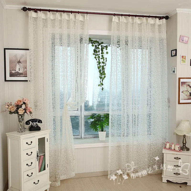 2 шт. фатиновые занавески в европейском стиле|window sheer curtains|curtains forsheer curtains |