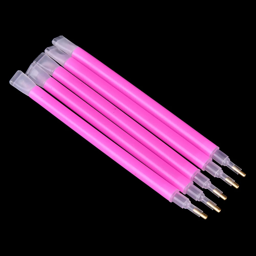 NEW 5Pcs Dual-ended Nail Rhinestone Pink Gem Picker Dotting Pen Pretty Manicure Professional DIY Nail Art Decoration Tools
NEW 5Pcs Dual-ended Nail Rhinestone Pink Gem Picker Dotting Pen Pretty Manicure Professional DIY Nail Art Decoration Tools