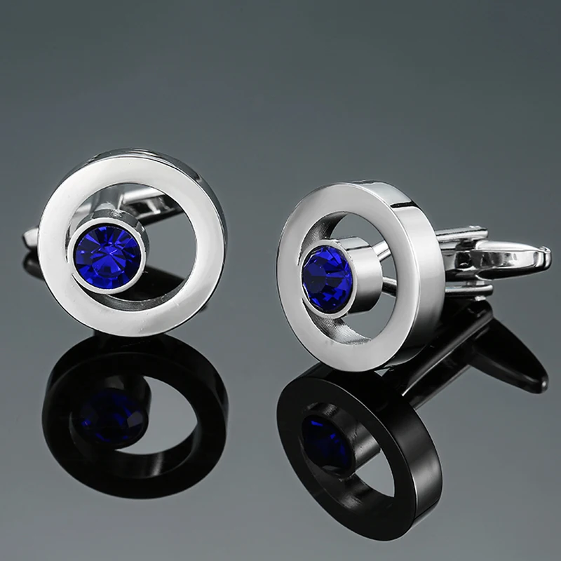 DY Brand new high-end luxury design silvery round blue crystal Cufflinks Men's French shirt Cufflinks free shipping
DY Brand new high-end luxury design silvery round blue crystal Cufflinks Men's French shirt Cufflinks free shipping