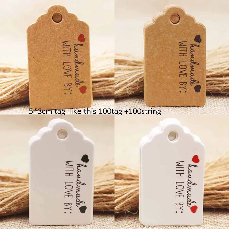 Zerong multi size wedding tag card.DIy kraft/white scallop gift tag card.cardboard products decoration card tag100+100 string
Zerong multi size wedding tag card.DIy kraft/white scallop gift tag card.cardboard products decoration card tag100+100 string
