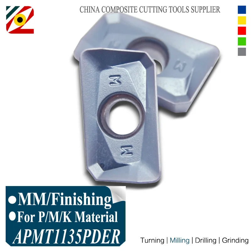 EDGEV APMT1135 PDER APMT 1135 PDR MM M2 Milling Carbide Inserts Indexable End Mill Cutter CNC Machine Used for BAP300R
EDGEV APMT1135 PDER APMT 1135 PDR MM M2 Milling Carbide Inserts Indexable End Mill Cutter CNC Machine Used for BAP300R