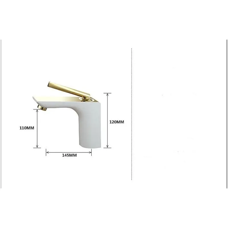 Basin Faucet Gold and White Sink Faucet Bathroom Faucet Bathroom Basin Mixer Tap with Hot and Cold Water crane
Basin Faucet Gold and White Sink Faucet Bathroom Faucet Bathroom Basin Mixer Tap with Hot and Cold Water crane