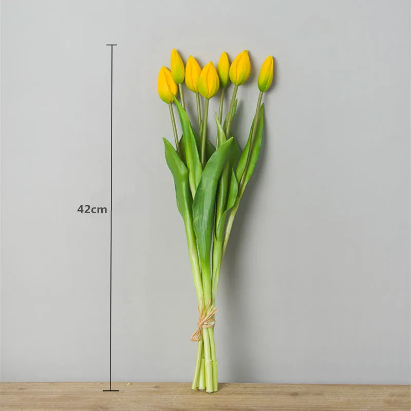 Flone Artificial Tulips Flower Bouquet Fake Flowers Simulation Flower Mini Tulip Bouquet Home Wedding Party Office Decor Floral
Flone Artificial Tulips Flower Bouquet Fake Flowers Simulation Flower Mini Tulip Bouquet Home Wedding Party Office Decor Floral