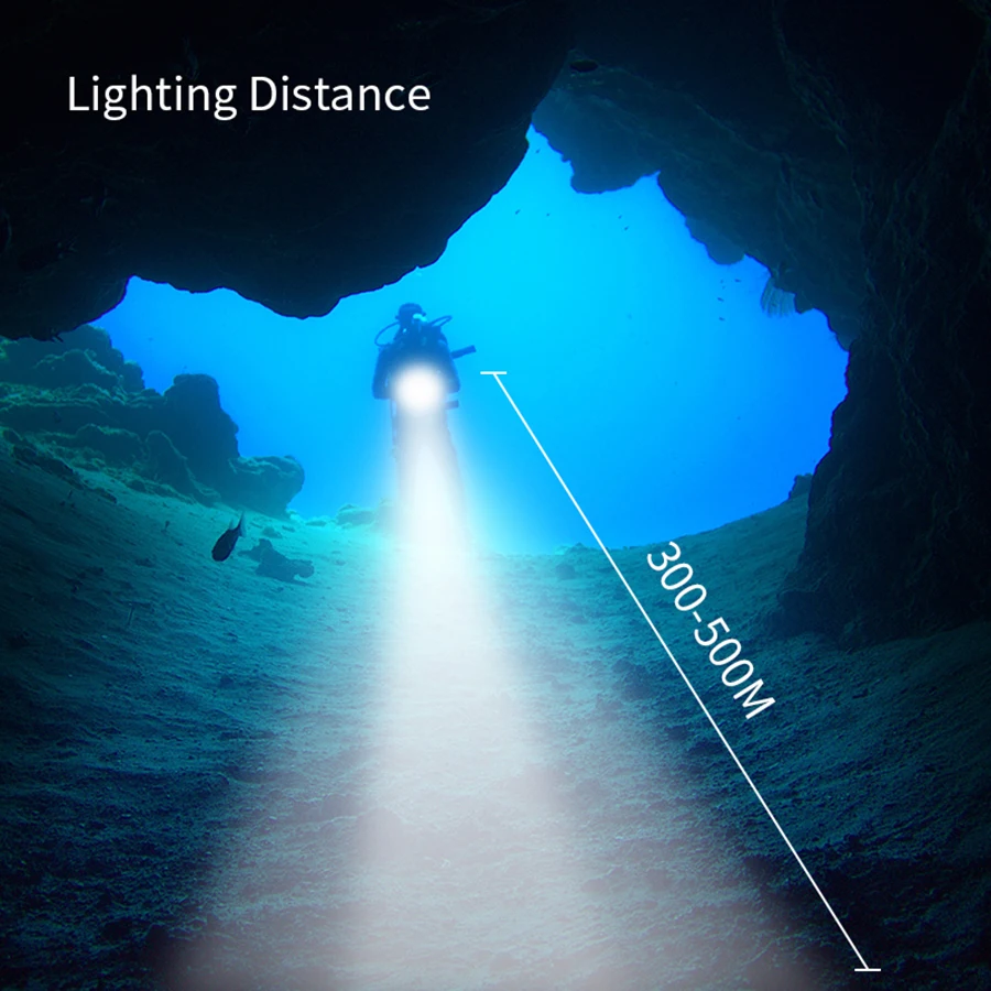LED Diving Flashlight Underwater 80M Highlight 18000LM 6* XHP70 / XHP90 Tactical Torch For Photography Video Light
LED Diving Flashlight Underwater 80M Highlight 18000LM 6* XHP70 / XHP90 Tactical Torch For Photography Video Light