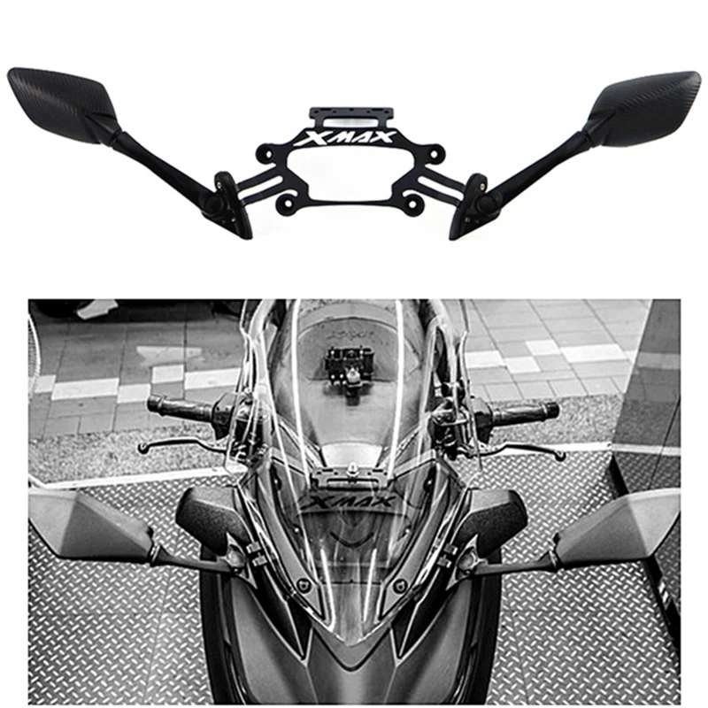 for Yamaha XMAX X-max 250 300 Motorcycle CNC Aluminum Front Stand Holder Mobile Phone Bracket GPS Plate Bracket Mirrors Modified
for Yamaha XMAX X-max 250 300 Motorcycle CNC Aluminum Front Stand Holder Mobile Phone Bracket GPS Plate Bracket Mirrors Modified