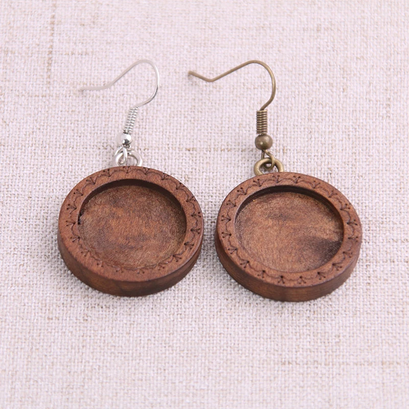 4pcs 18mm Wood Round Cabochon Base Setting Blank Stainless Steel HooksDiy Accessories For Making Earrings
4pcs 18mm Wood Round Cabochon Base Setting Blank Stainless Steel HooksDiy Accessories For Making Earrings