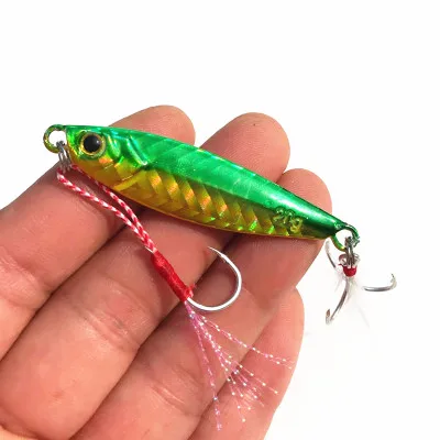 Ufishing Jigging Fishing Lure 1 Pcs/Lot 20g 5.7cm Casting Metal Jigs New Spoon Freshwater Hard Lure with Double Hooks
Ufishing Jigging Fishing Lure 1 Pcs/Lot 20g 5.7cm Casting Metal Jigs New Spoon Freshwater Hard Lure with Double Hooks