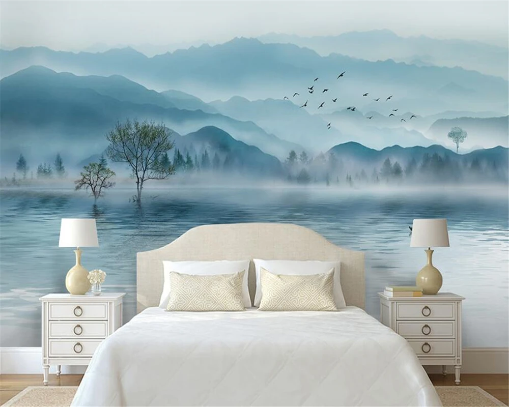 beibehang papel de parede Custom extravagant 3d wallpaper atmosphere water ink water landscape new Chinese TV sofa background
beibehang papel de parede Custom extravagant 3d wallpaper atmosphere water ink water landscape new Chinese TV sofa background