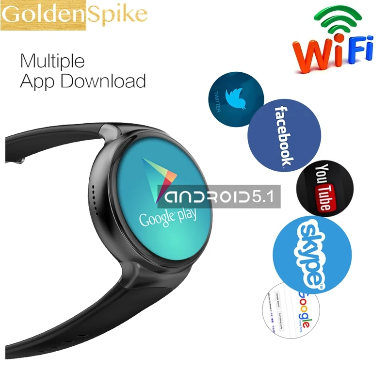 Новые IQI I4 Pro Smart часы ОЗУ 2 ГБ/Rom 16 Гб MTK6580 двухъядерный Watchphone Android 5 1 3g Смарт с Bluetooth