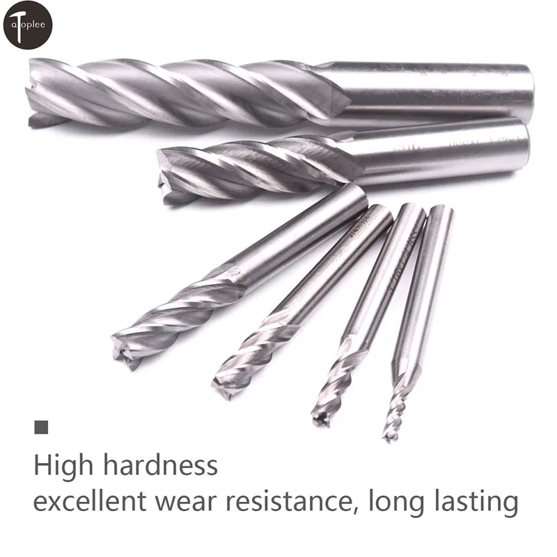 1PCS 1/2" 1/4" 5/8'' 3/16" 5/16" 1/8'' Cutting Diameter 4 Flutes End Mill Cutter HSS CNC Milling Machine Cut Tools
1PCS 1/2" 1/4" 5/8'' 3/16" 5/16" 1/8'' Cutting Diameter 4 Flutes End Mill Cutter HSS CNC Milling Machine Cut Tools