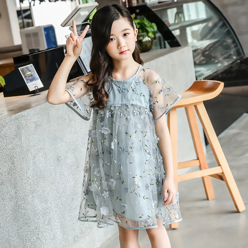 2019 new summer Girls Kids Princess style 3D flower gauze dress comfortable cute baby Clothes Children Clothing
2019 new summer Girls Kids Princess style 3D flower gauze dress comfortable cute baby Clothes Children Clothing