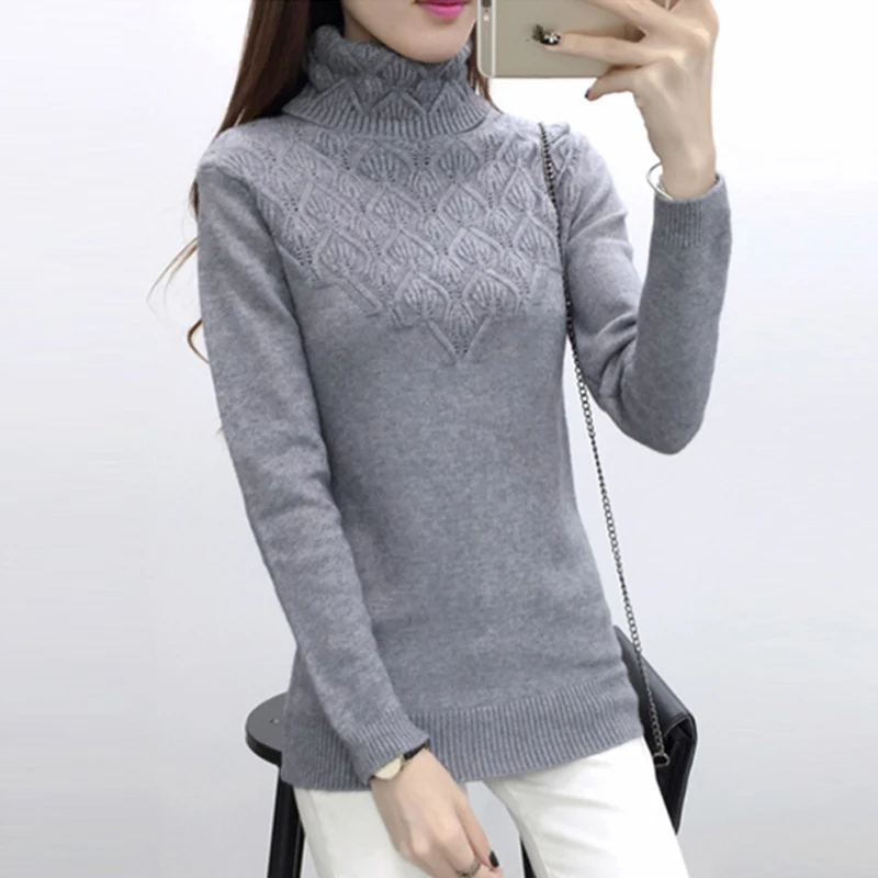 Knitted And Pullovers women sweater 2019 Autumn Winter Casual Turtleneck sweater long sleeve pullover Fashion Pull Femme sweater
Knitted And Pullovers women sweater 2019 Autumn Winter Casual Turtleneck sweater long sleeve pullover Fashion Pull Femme sweater