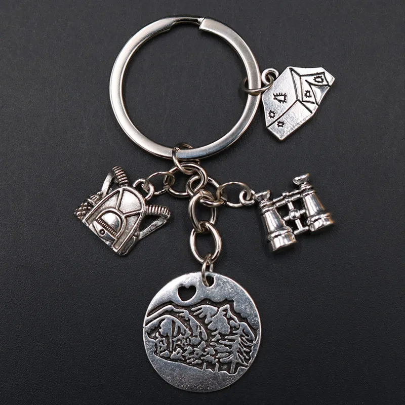 1pc Camping Style Tent Keychain Telescope & Backpack DIY Creative Metal Keychain - I Love Outdoor Sports A1848
1pc Camping Style Tent Keychain Telescope & Backpack DIY Creative Metal Keychain - I Love Outdoor Sports A1848