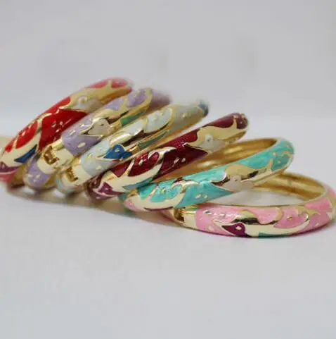 Wholesale10pcs Chinese Cute Hand Cloisonne Enamel Dolphin Bracelet>>> women jewerly Free shipping
Wholesale10pcs Chinese Cute Hand Cloisonne Enamel Dolphin Bracelet>>> women jewerly Free shipping