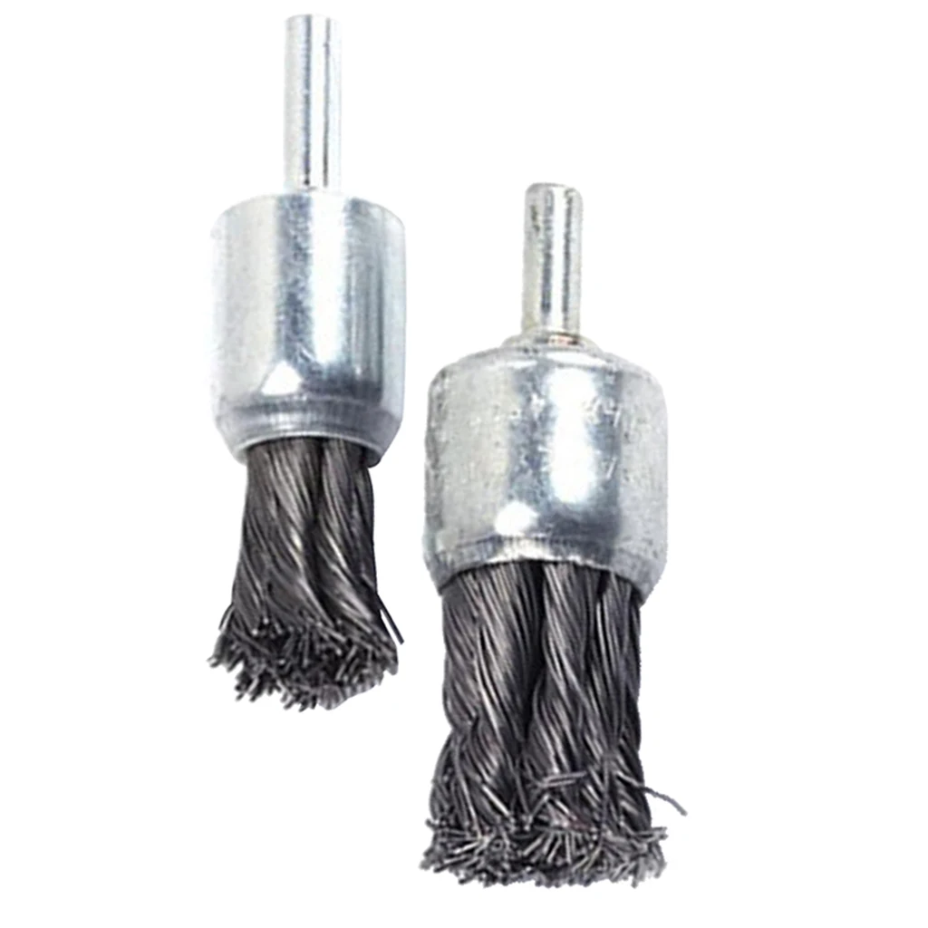 2pcs Steel Knot Wire End Brush Polishing Wire Brush For Removal of Rust/Corrosion/Paint 25 & 20mm
2pcs Steel Knot Wire End Brush Polishing Wire Brush For Removal of Rust/Corrosion/Paint 25 & 20mm