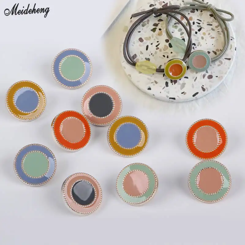 Fashion Jewelry DIY Making Beads Korea Adult Kids Hair Ring Accessory Oil Dropping Inner DoubleColor Wafer DIY Hair Accessory
Fashion Jewelry DIY Making Beads Korea Adult Kids Hair Ring Accessory Oil Dropping Inner DoubleColor Wafer DIY Hair Accessory