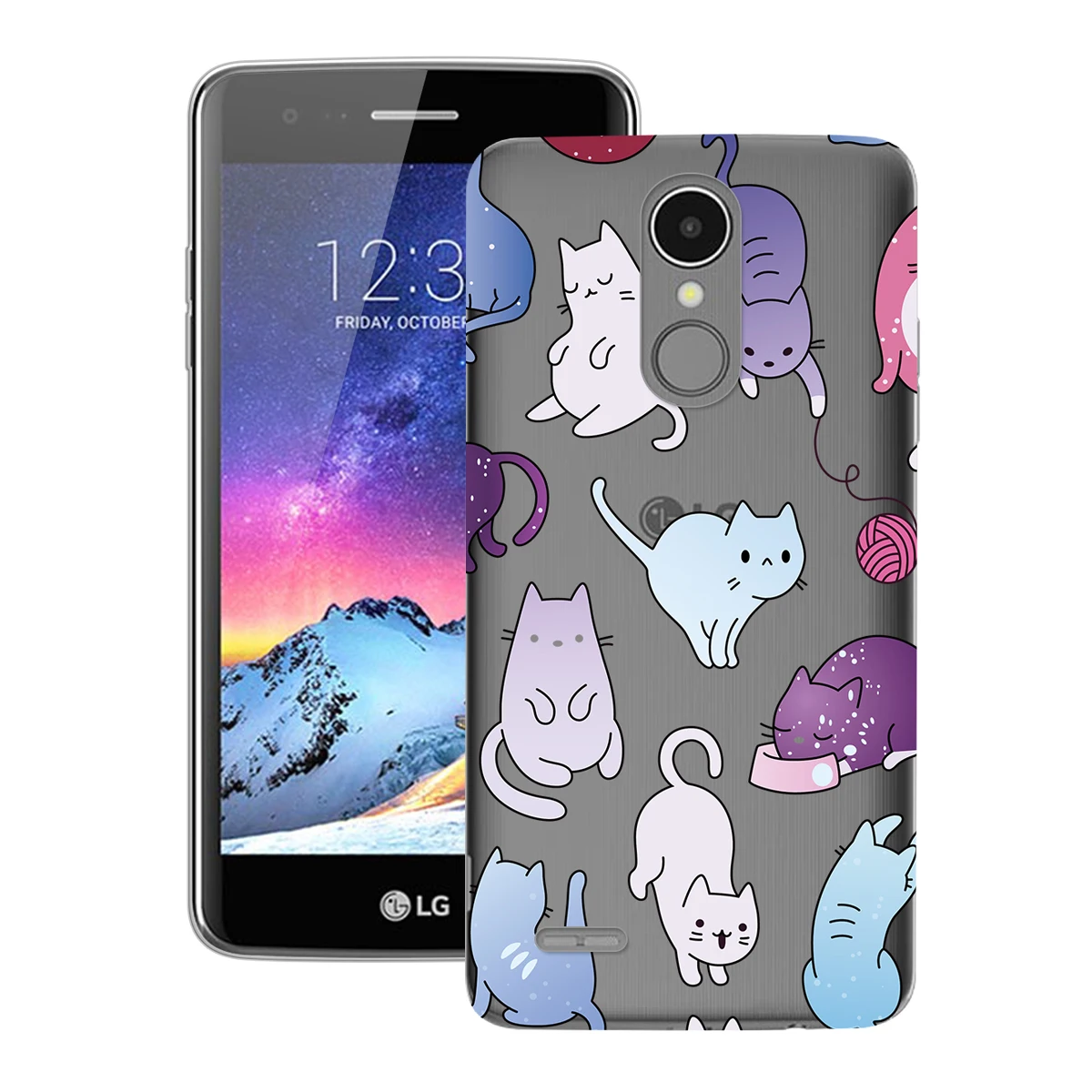 Grandever милый чехол для LG K8 2017 мягкий животный принт прозрачный Дизайн задняя