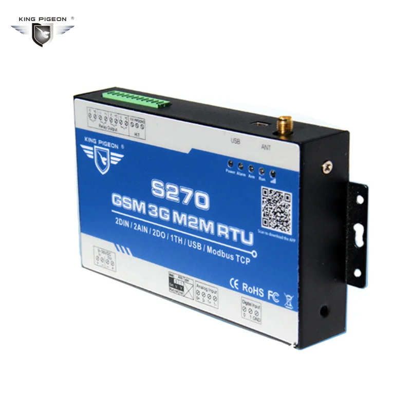 GSM M2M RTU дистанционный контроль температуры Humidty сигнализация SMS GPRS связь BTS реле