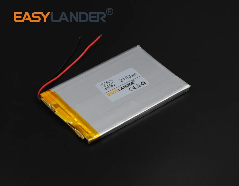 405582 3.7V 2100mAh Li-Polymer Battery For Mp3 Mp4 PAD DVD DIY E-book bluetooth Vedio Onda VX540Touch Tablet PC mobile 045582
405582 3.7V 2100mAh Li-Polymer Battery For Mp3 Mp4 PAD DVD DIY E-book bluetooth Vedio Onda VX540Touch Tablet PC mobile 045582