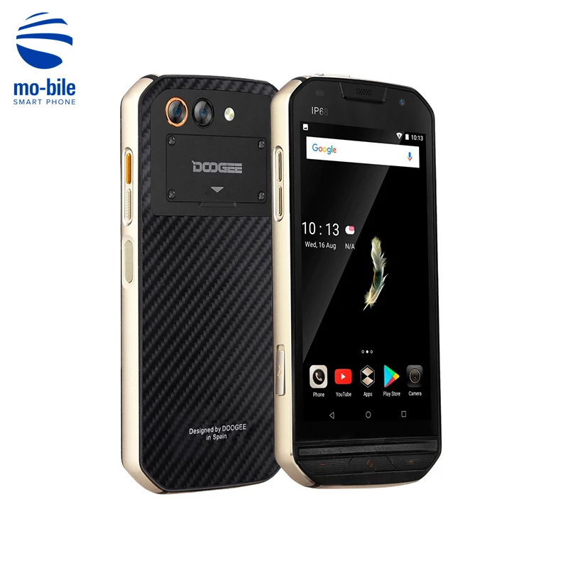DOOGEE S30 4G смартфон IP68 сбоку отпечатков пальцев двойная камера 5 0 "HD Android 7 MTK6737 4