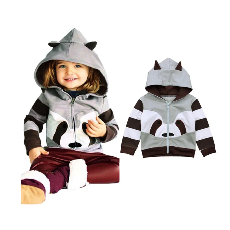 classic kids sweatshirt coat cute animal raccon cosplay jacket for 1-4yrs children boys girls outerwear hooded clothes coat
classic kids sweatshirt coat cute animal raccon cosplay jacket for 1-4yrs children boys girls outerwear hooded clothes coat