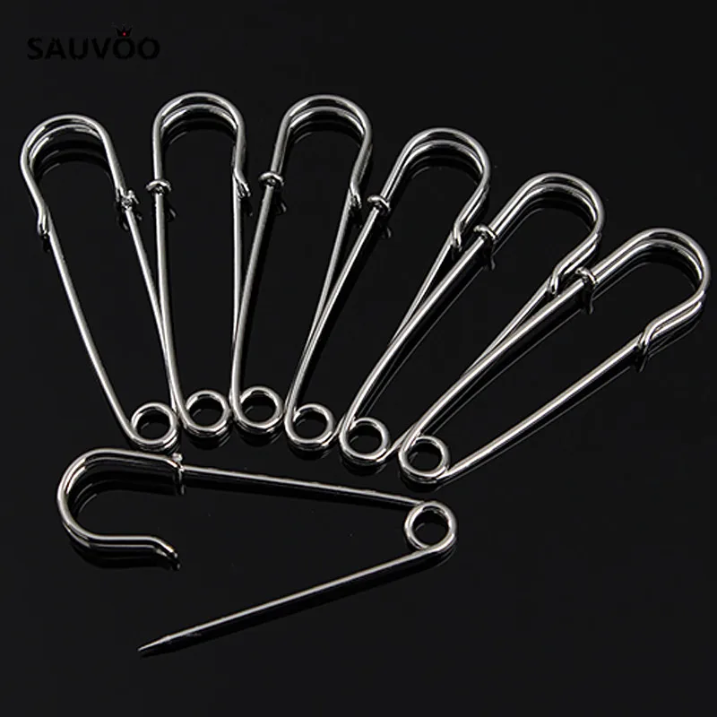 SAUVOO 20pcs/lot Metal Big Long Jewelry Brooch Safety Pins Brooch 60*17mm for DIY Women Party Jewelry Making Findings F2173
SAUVOO 20pcs/lot Metal Big Long Jewelry Brooch Safety Pins Brooch 60*17mm for DIY Women Party Jewelry Making Findings F2173