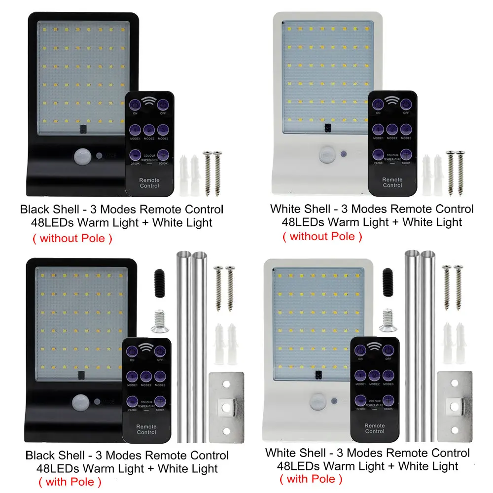 PIR Motion Sensor LED Solar Street Light 3 Modes Outdoor Waterproof Energy Saving Lighting Solar Wall Lamps For Garden Yard Path
PIR Motion Sensor LED Solar Street Light 3 Modes Outdoor Waterproof Energy Saving Lighting Solar Wall Lamps For Garden Yard Path