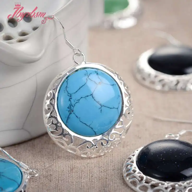 33mm Coin Stone White Tibetan Silver Vintage Gorgeous Dangle Hook Earring 1 Pair Female Wedding Party Anniversary Dress Jewelry
33mm Coin Stone White Tibetan Silver Vintage Gorgeous Dangle Hook Earring 1 Pair Female Wedding Party Anniversary Dress Jewelry