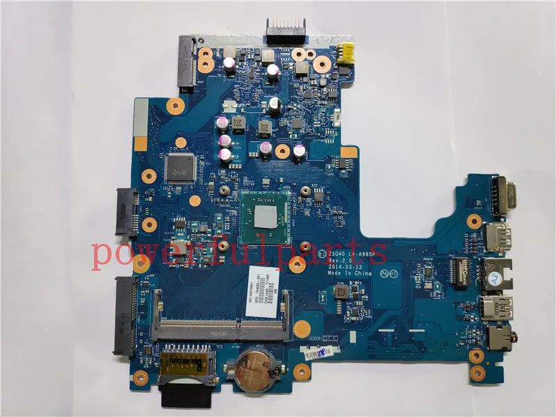 100% new laptop motherboard for HP 14 14-R 240 G3 motherboard LA-A995P with N2815 CPU on-board fully tested well
100% new laptop motherboard for HP 14 14-R 240 G3 motherboard LA-A995P with N2815 CPU on-board fully tested well